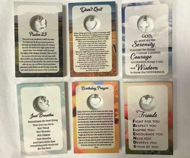 Mini Block Plaques 12 Asst'd Styles