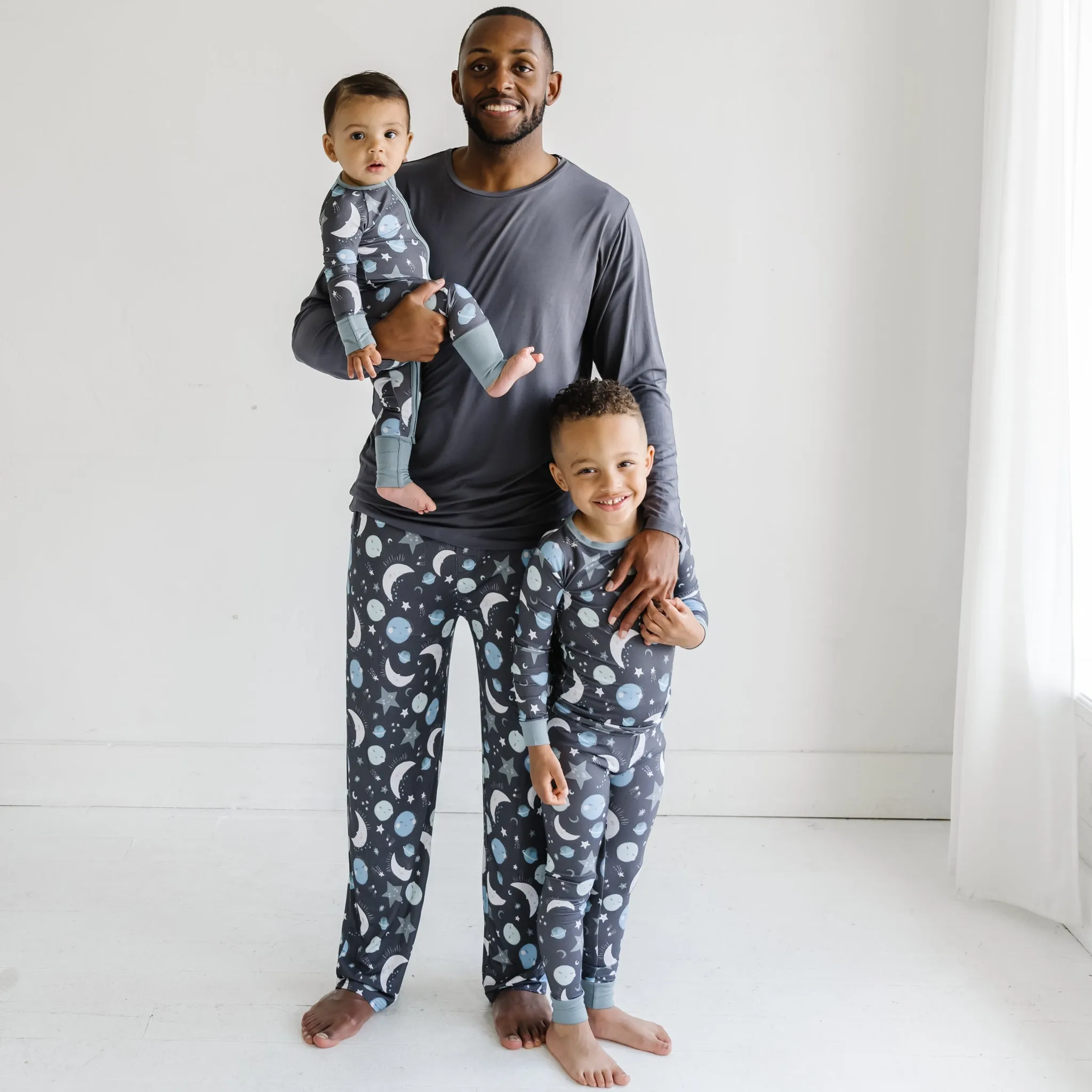 Moon Gray Men's Pajama Top