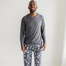 Moon Gray Men's Pajama Top
