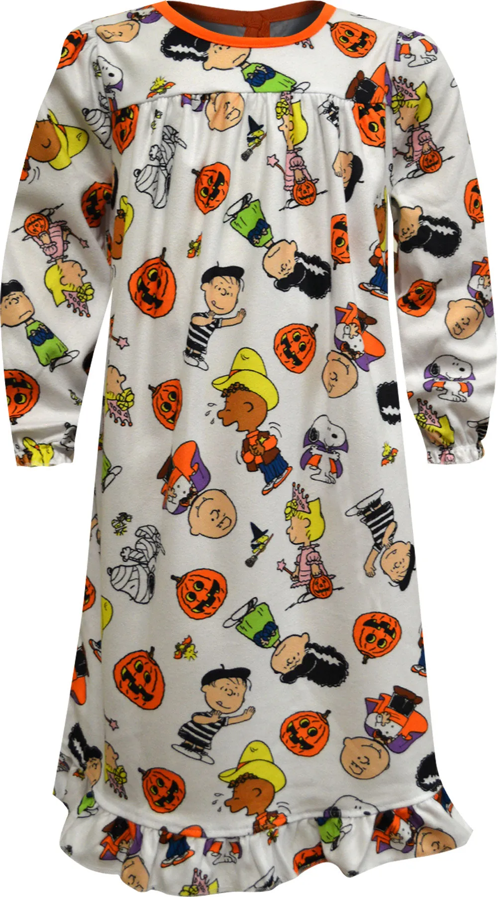 Peanuts Great Pumpkin Charlie Brown and Friends Halloween Nightgown