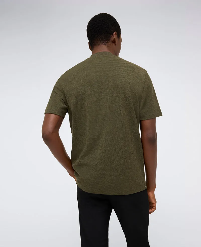 Performance Band-Collar Henley