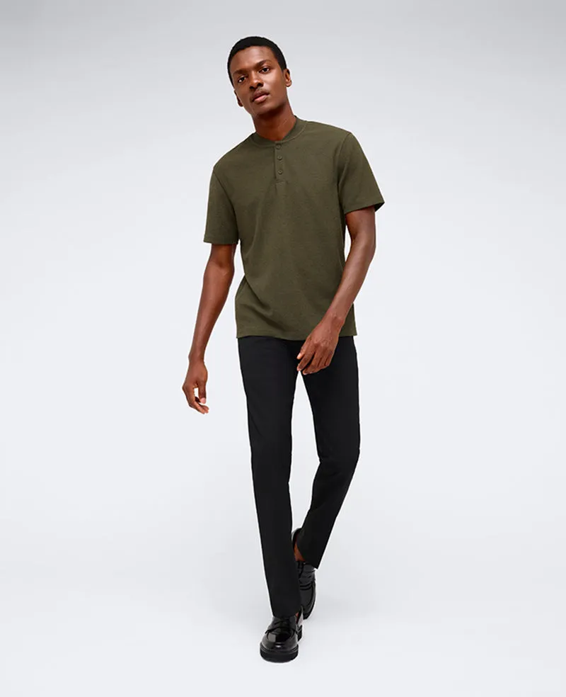 Performance Band-Collar Henley
