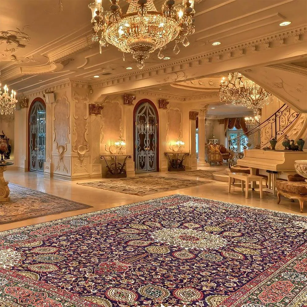 Persian Tabriz Wool Rug - 5.05m x 3.07m