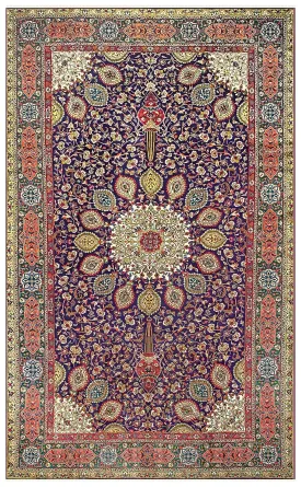 Persian Tabriz Wool Rug - 5.05m x 3.07m