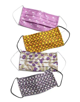 Printed Silk Face Masks