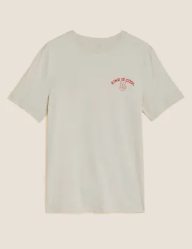 Pure Cotton Kind Is Cool Graphic T-Shirt