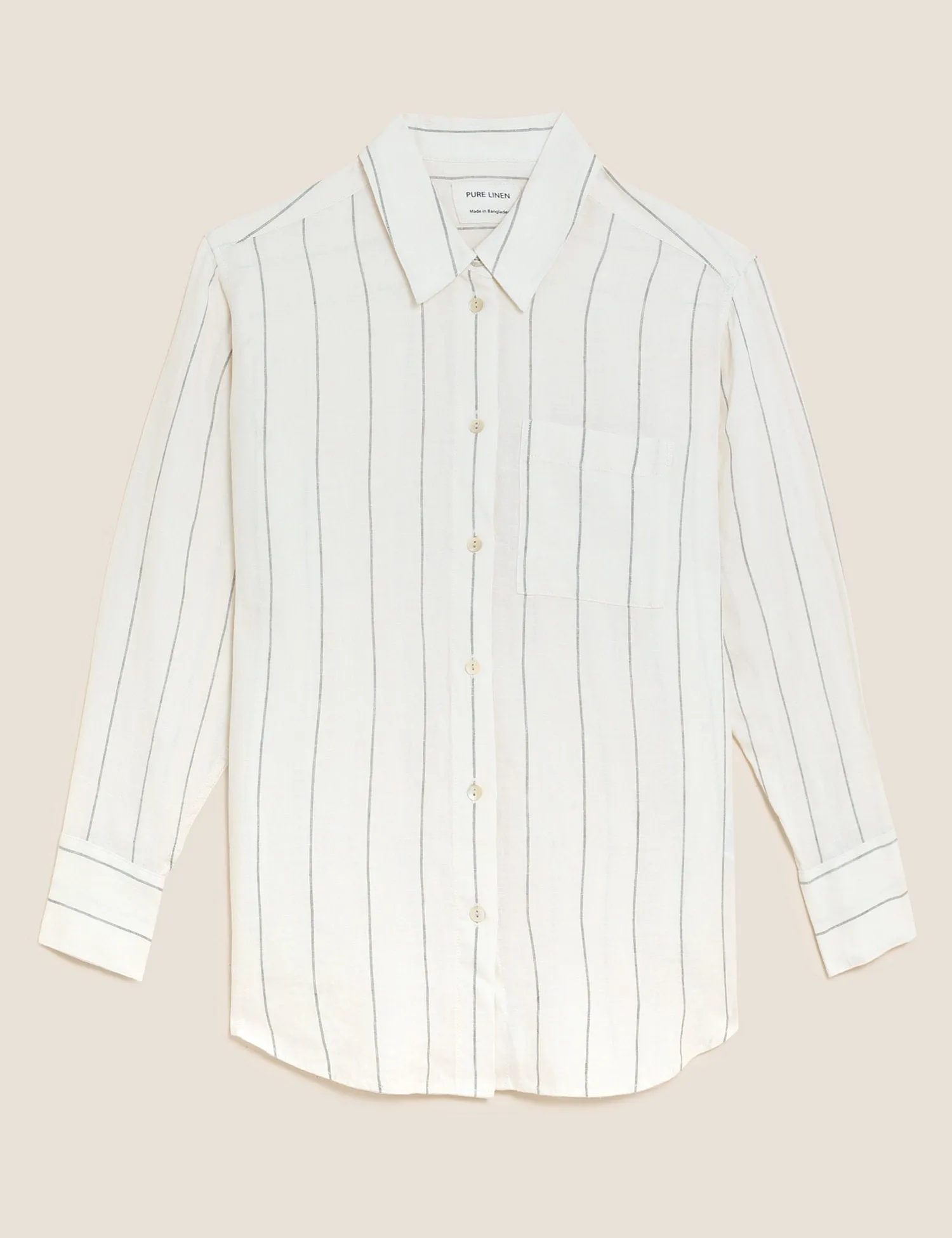 Pure Linen Oversized Shirt