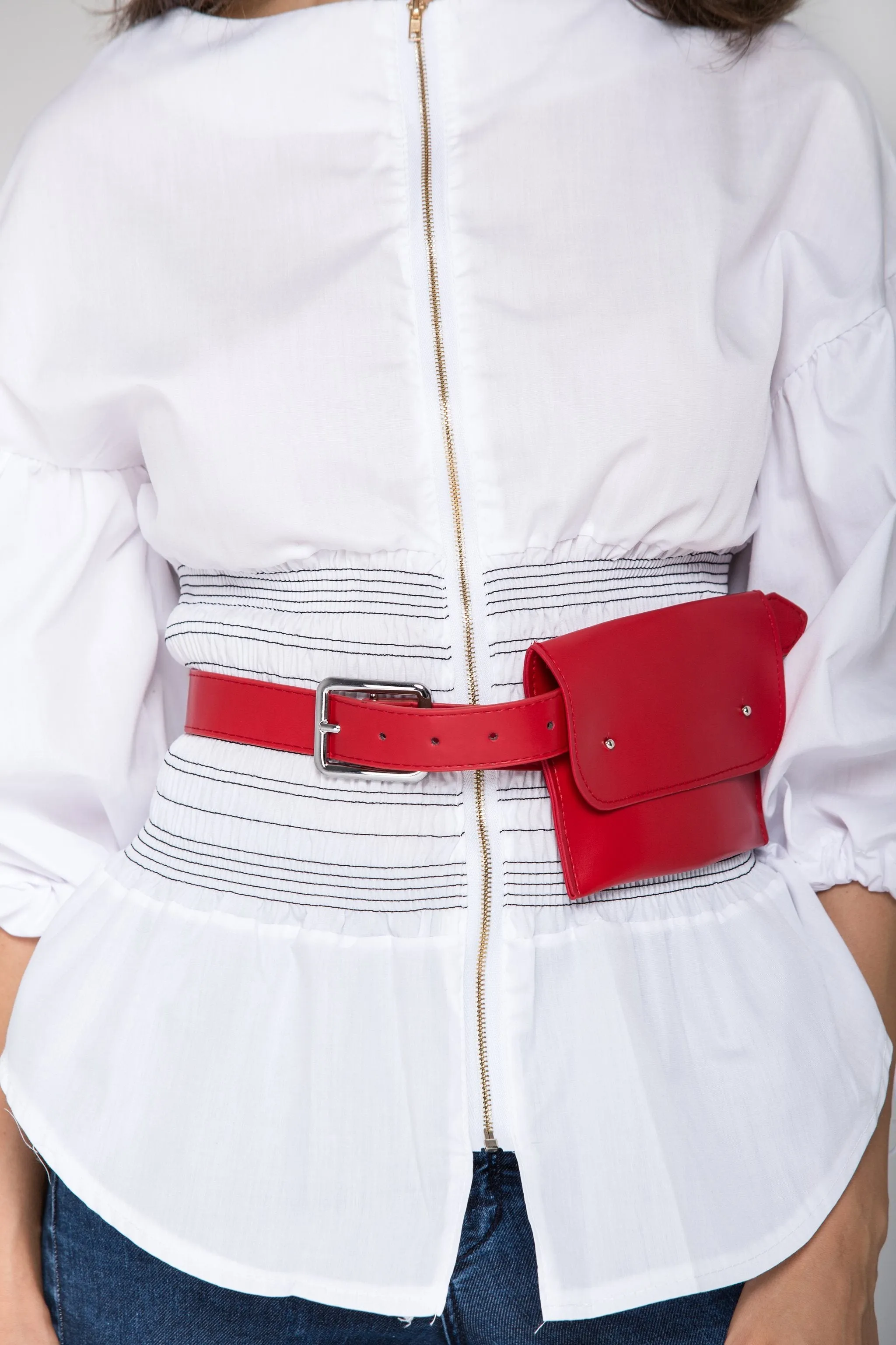 Red Mini Belt Bag