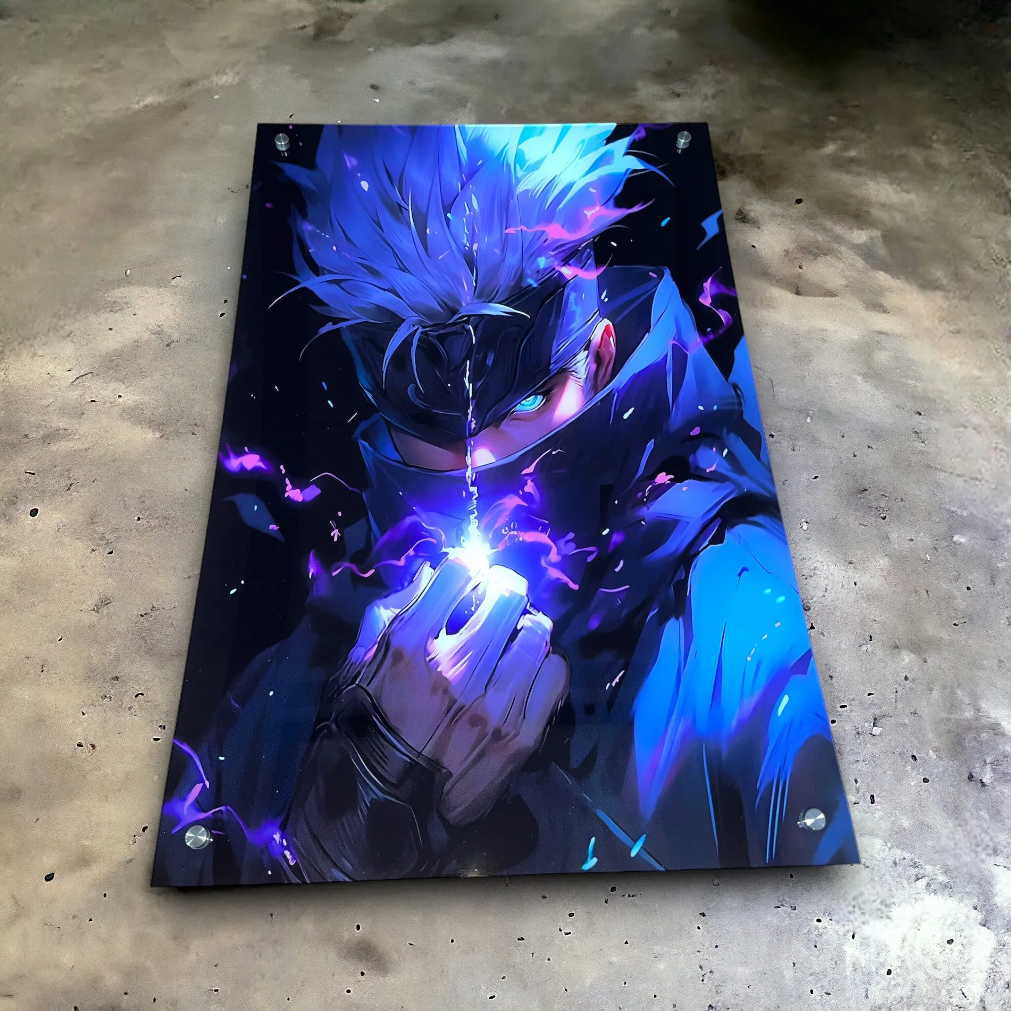Satoru's Hollow Purple (Anime) Acrylic Wall Art