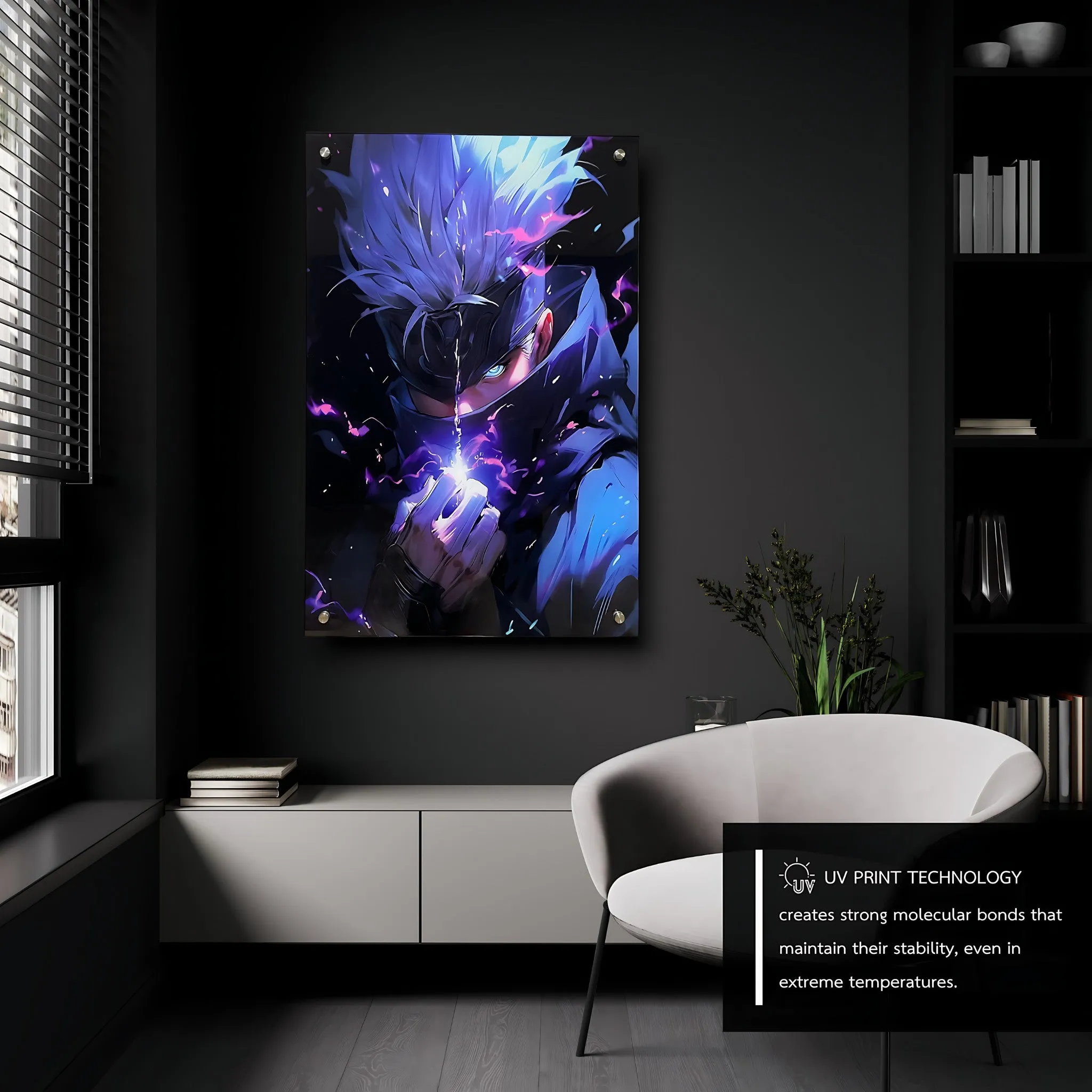 Satoru's Hollow Purple (Anime) Acrylic Wall Art