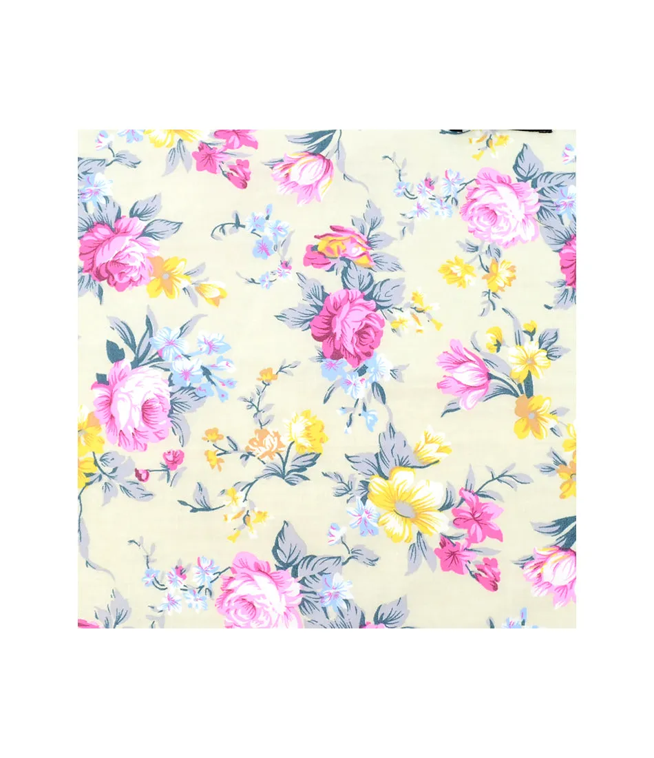 Scotch Mist Floral Pocket Square