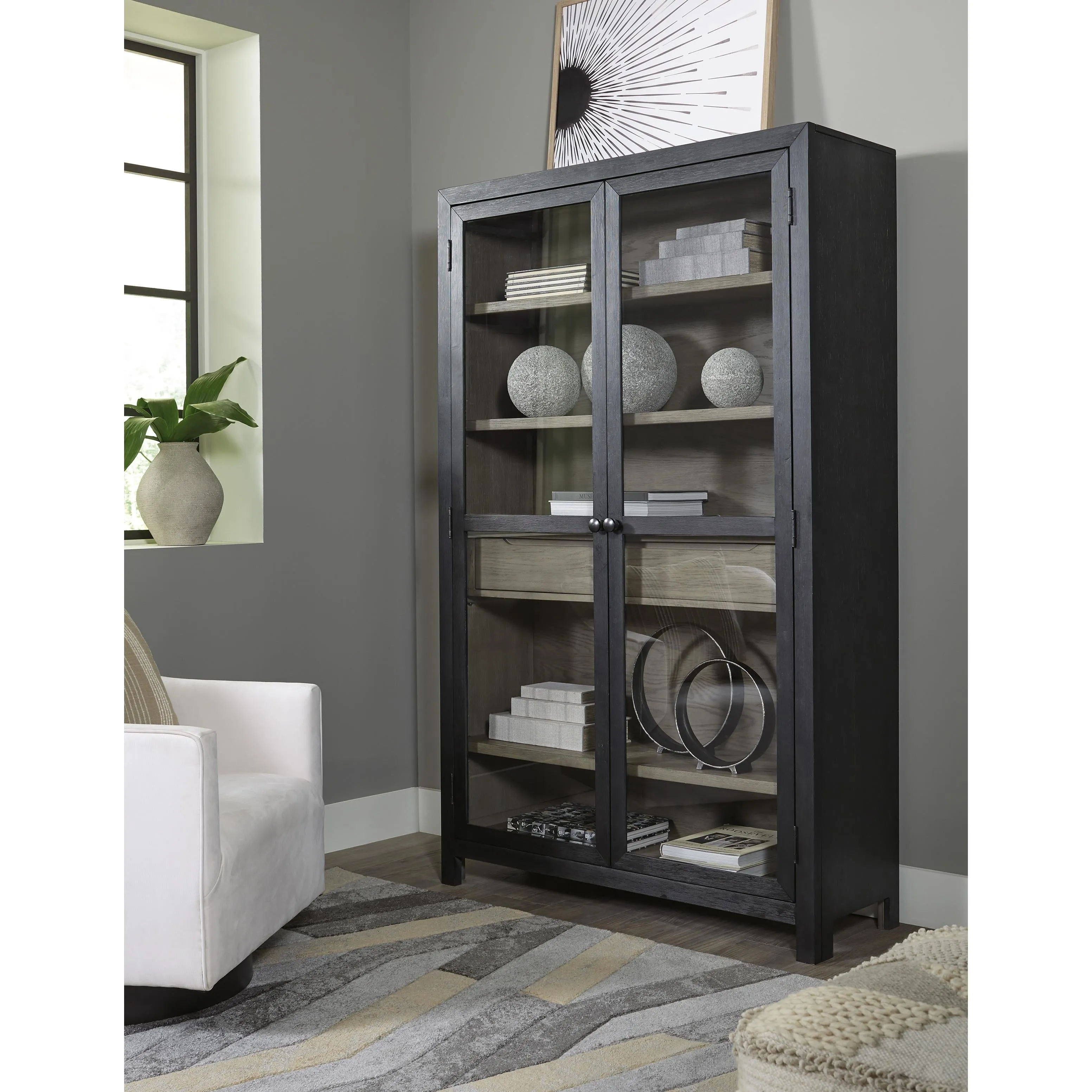Signature Design by Ashley Lenston A4000507 Accent Cabinet