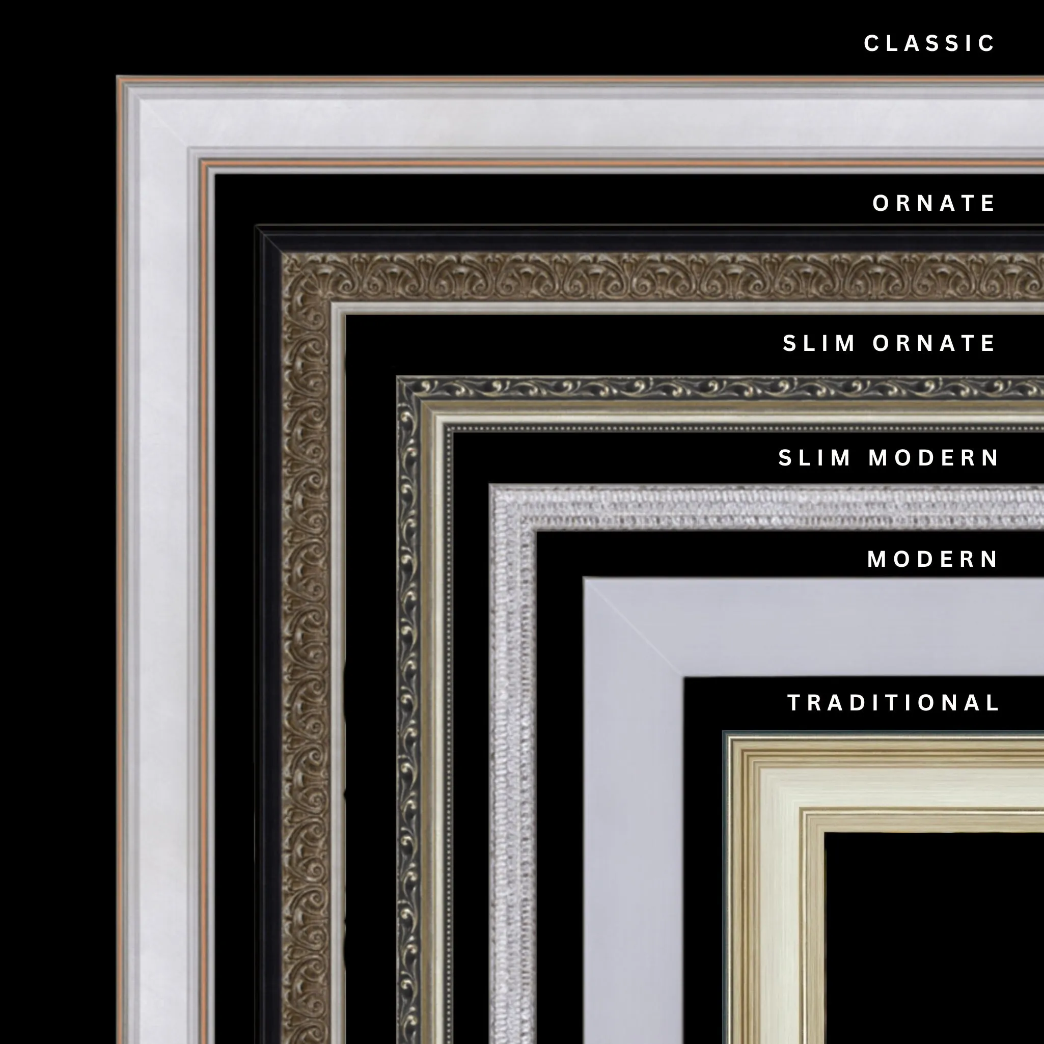 Silver 17x15 Picture Frame Ornate Traditional Classic Antique