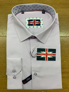 SOUL OF LONDON L/S SPORT SHIRT W/STRETCH