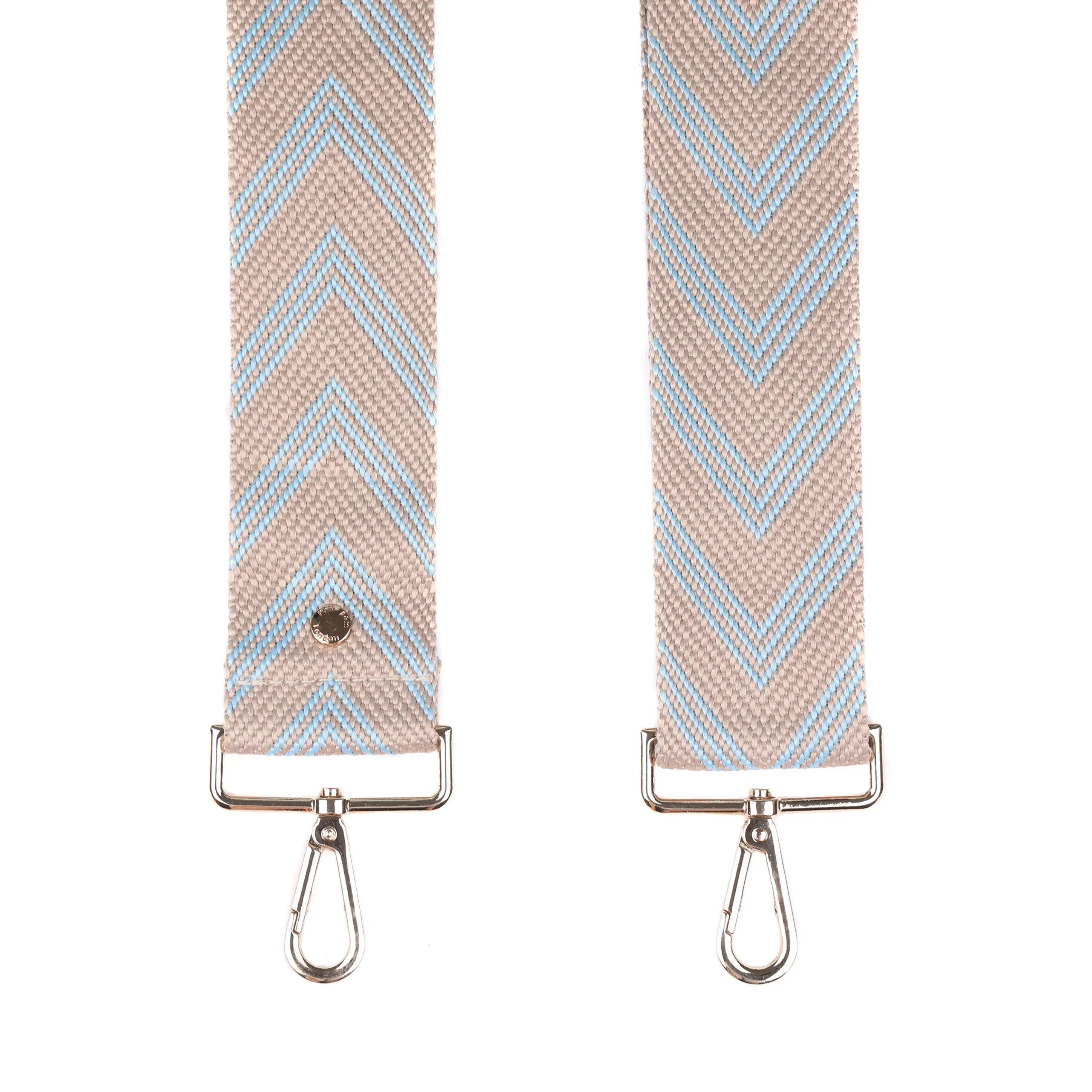 Strap Light Blue Chevron
