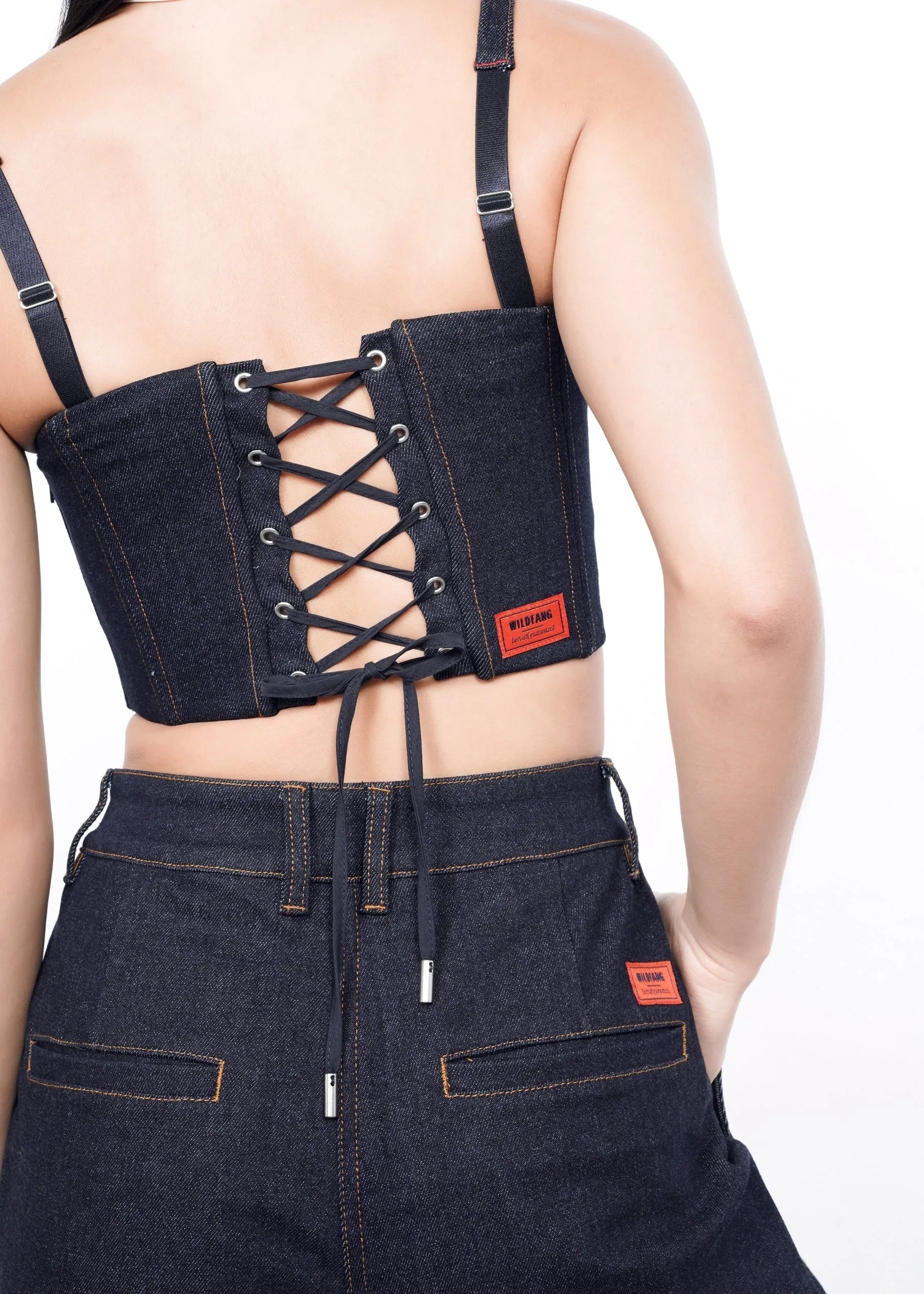 The Essential Denim 6-Way Corset