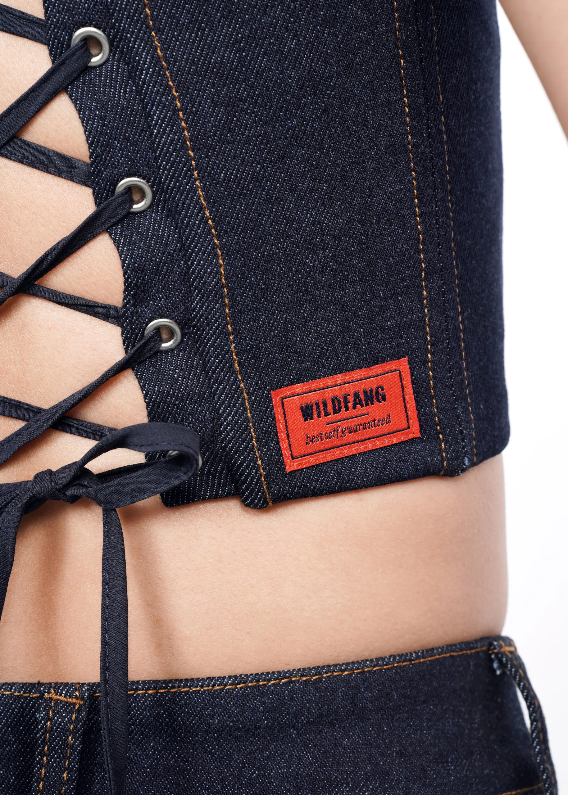 The Essential Denim 6-Way Corset