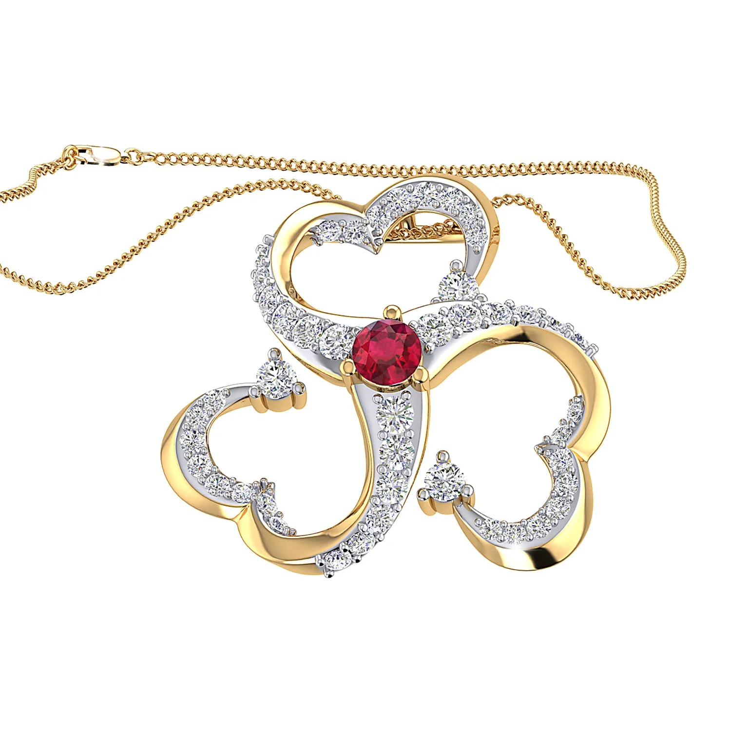 THE RED LOVE PENDANT