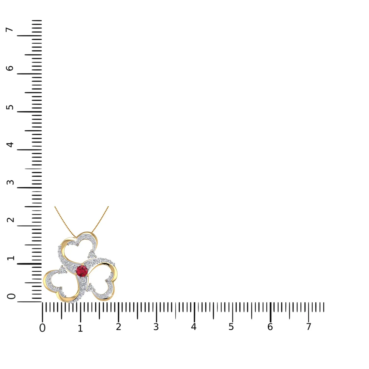 THE RED LOVE PENDANT
