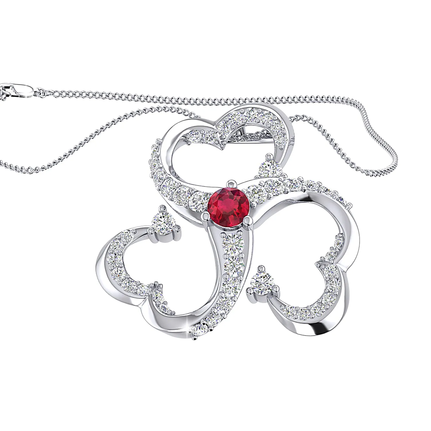 THE RED LOVE PENDANT