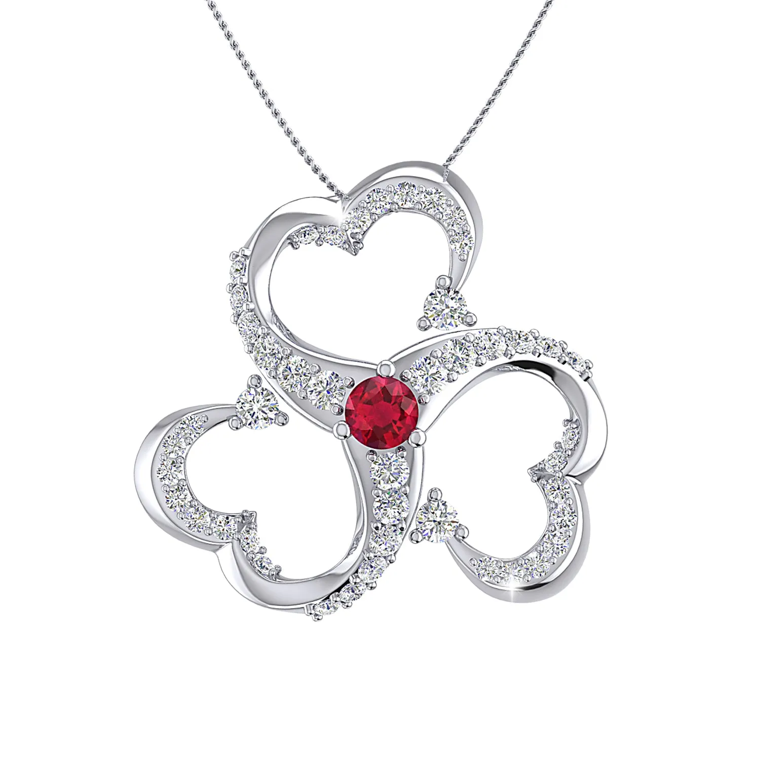 THE RED LOVE PENDANT