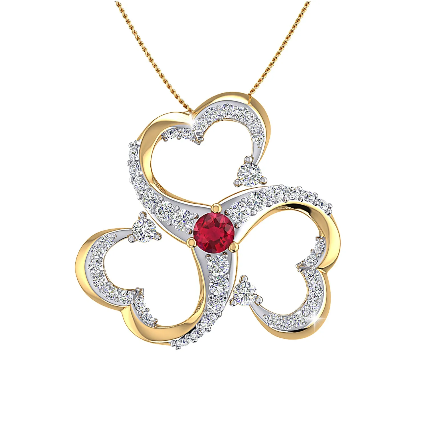 THE RED LOVE PENDANT