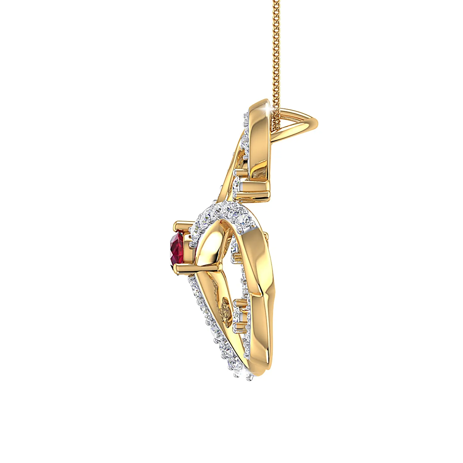 THE RED LOVE PENDANT
