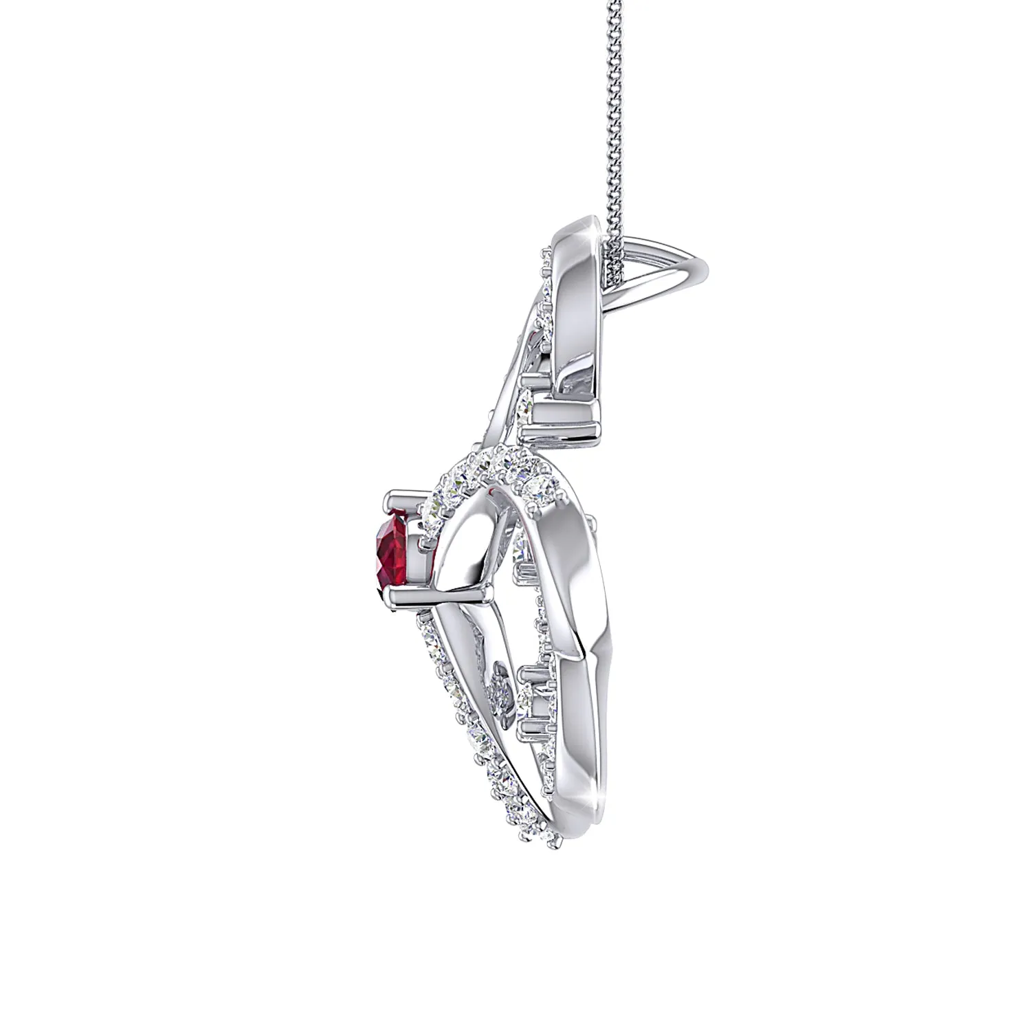 THE RED LOVE PENDANT