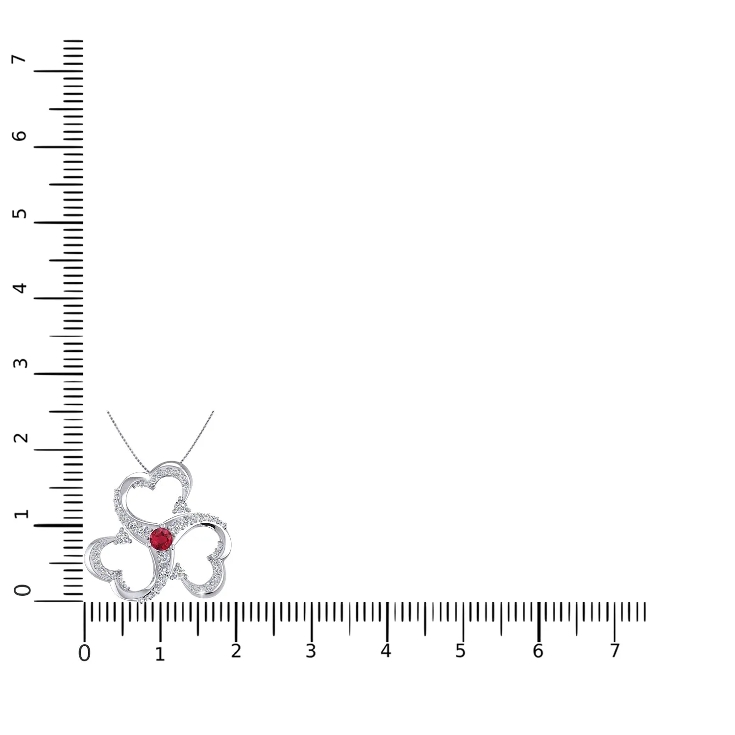 THE RED LOVE PENDANT