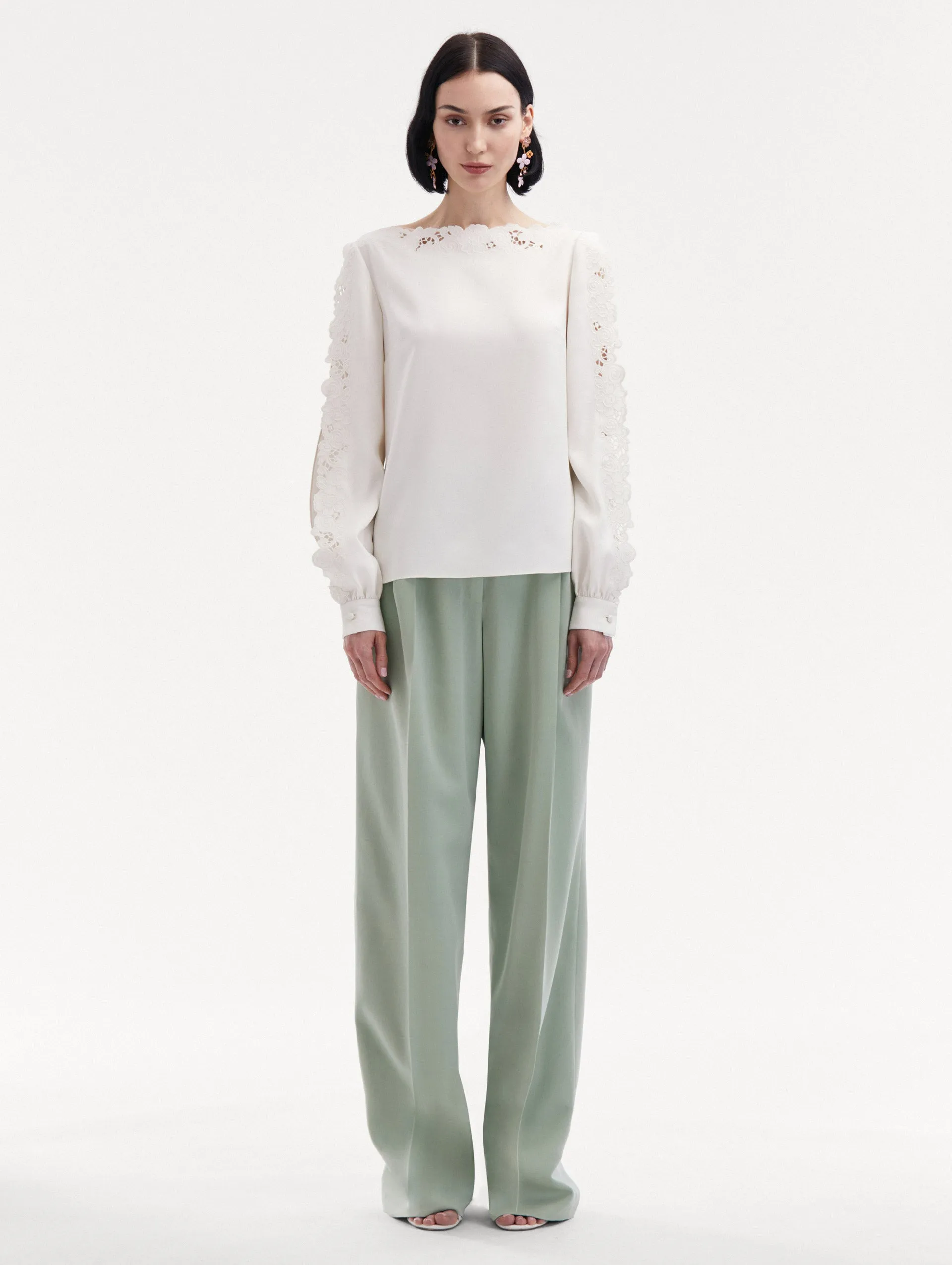 Threadwork Embroidered Blouse
