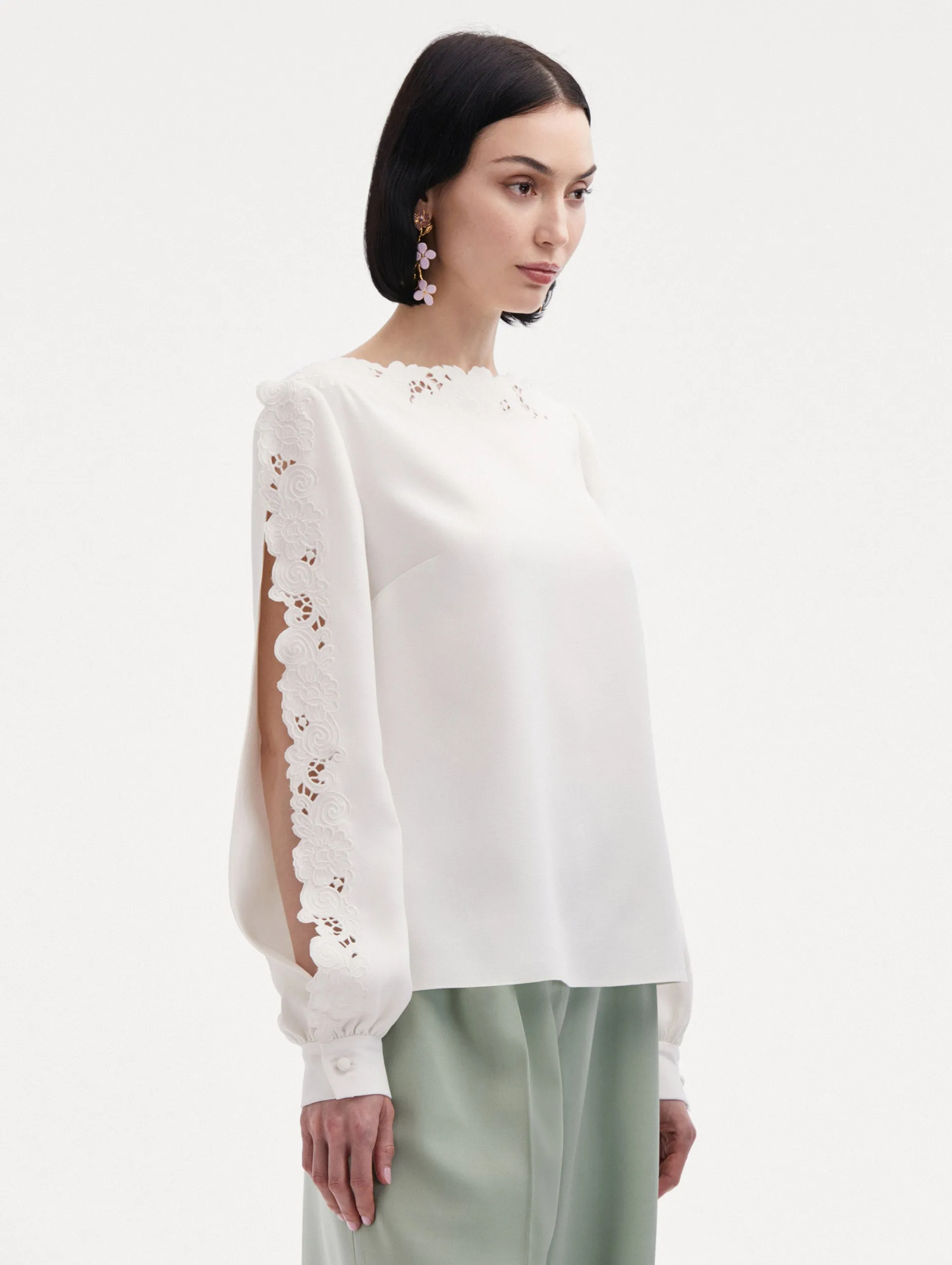 Threadwork Embroidered Blouse