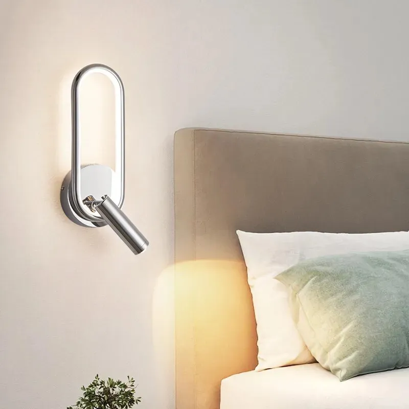 Touch Sensor Rotatable Spotlight Modern LED Wall Lights