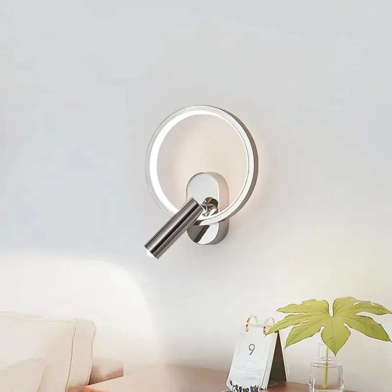 Touch Sensor Rotatable Spotlight Modern LED Wall Lights