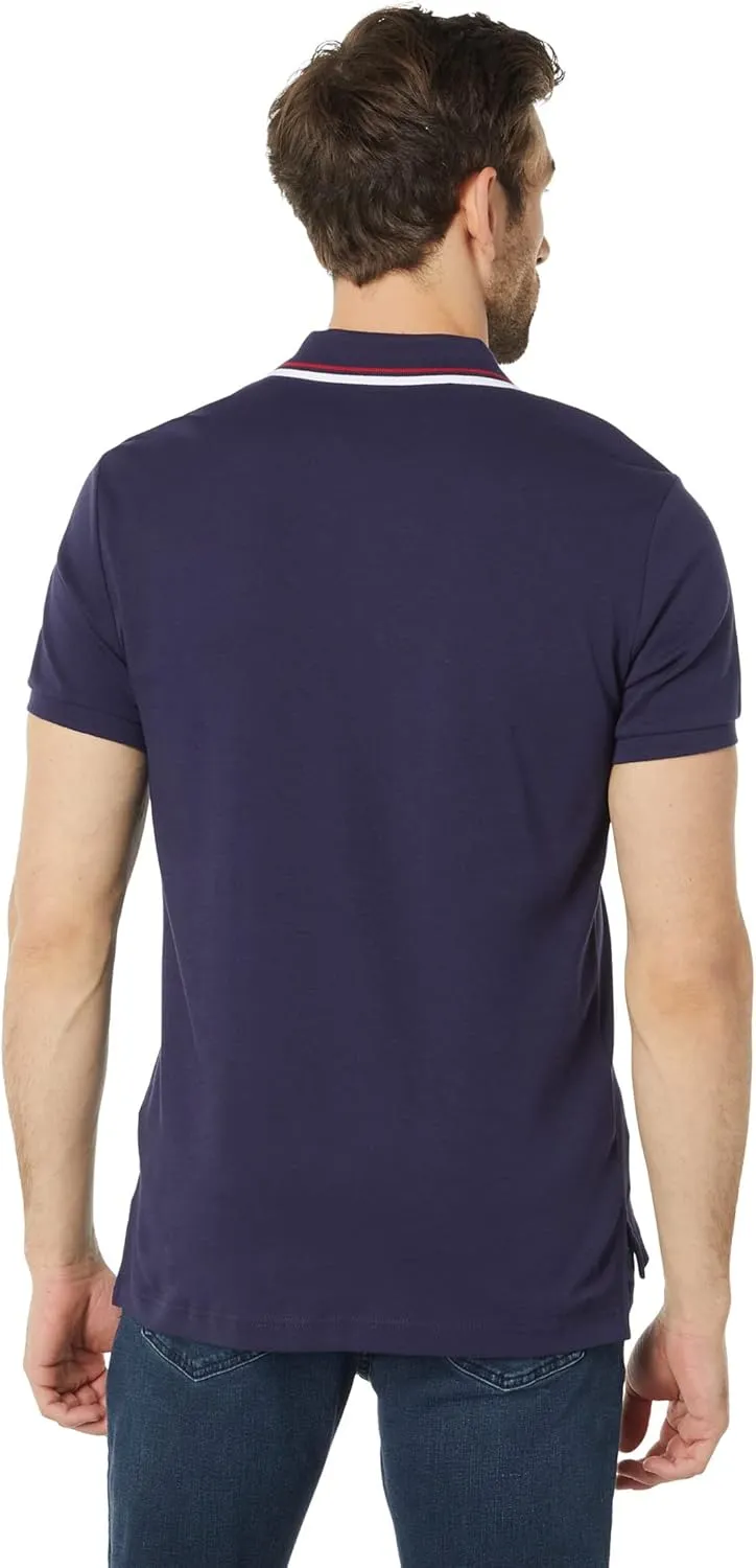 U.S. Polo Assn. Men's Slim Fit Tipped Interlock Knit Polo