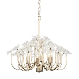 Wildflower 378C06GDAR 6-Light Chandelier - Gold Dust/Artifact