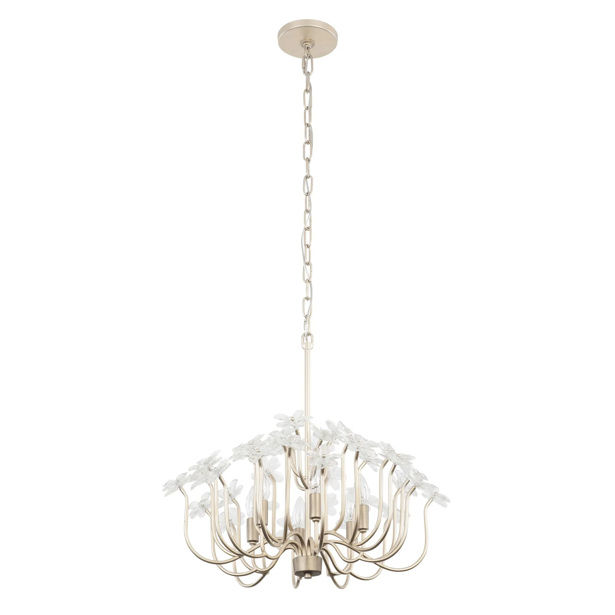 Wildflower 378C06GDAR 6-Light Chandelier - Gold Dust/Artifact