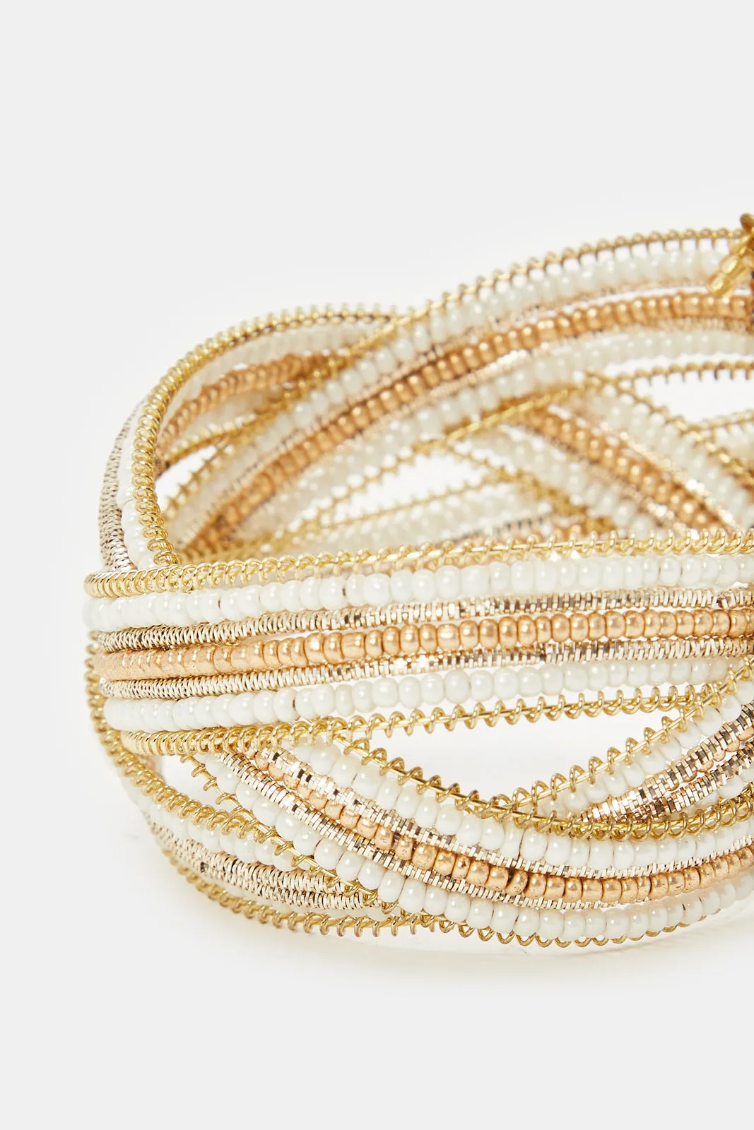 Women Gold Embellished Cuff