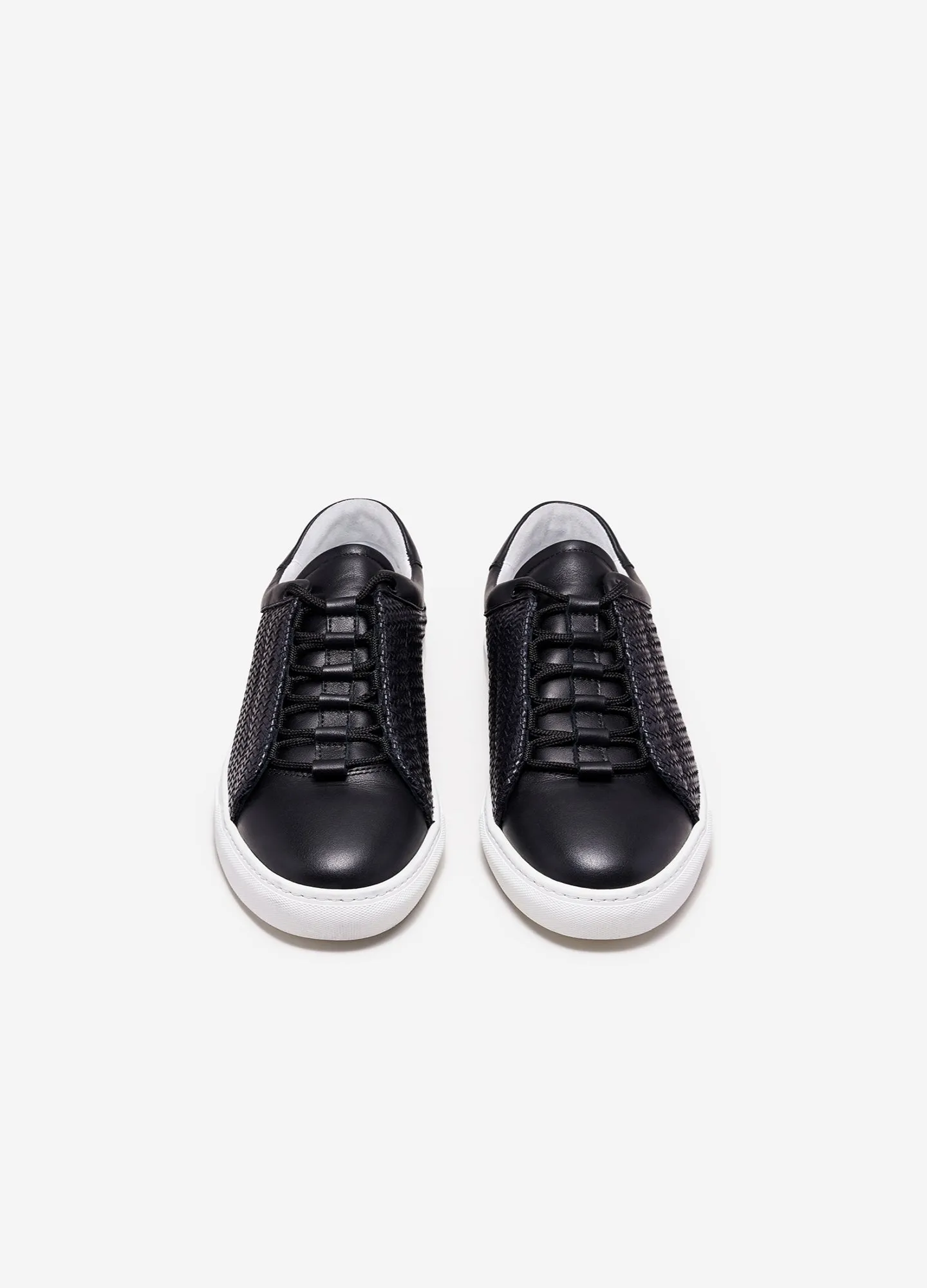 Woven Concealed Sneaker Black